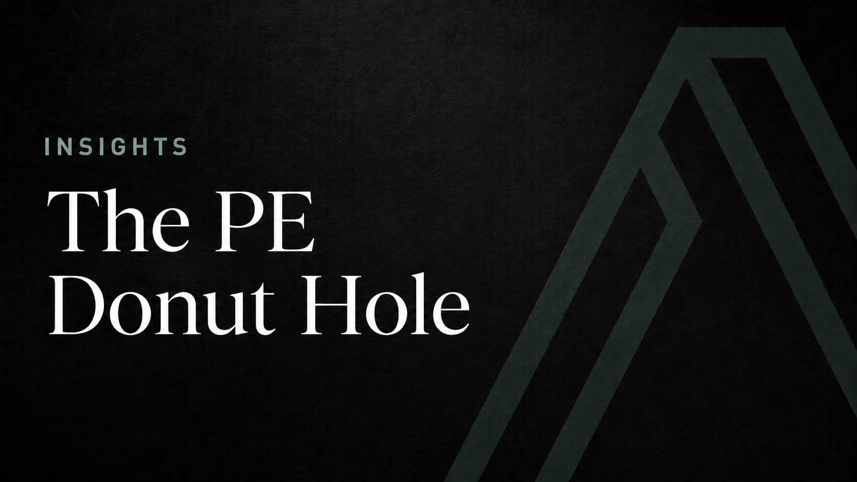 The PE Donut Hole