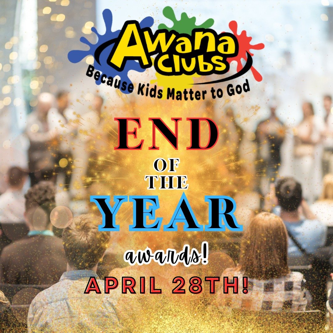 We look forward to celebrating with you and marking the end of another fruitful year in Awana. Let's come together to commend our children for their perseverance, to encourage them in their ongoing growth, and to share in the joy of their accomplishm