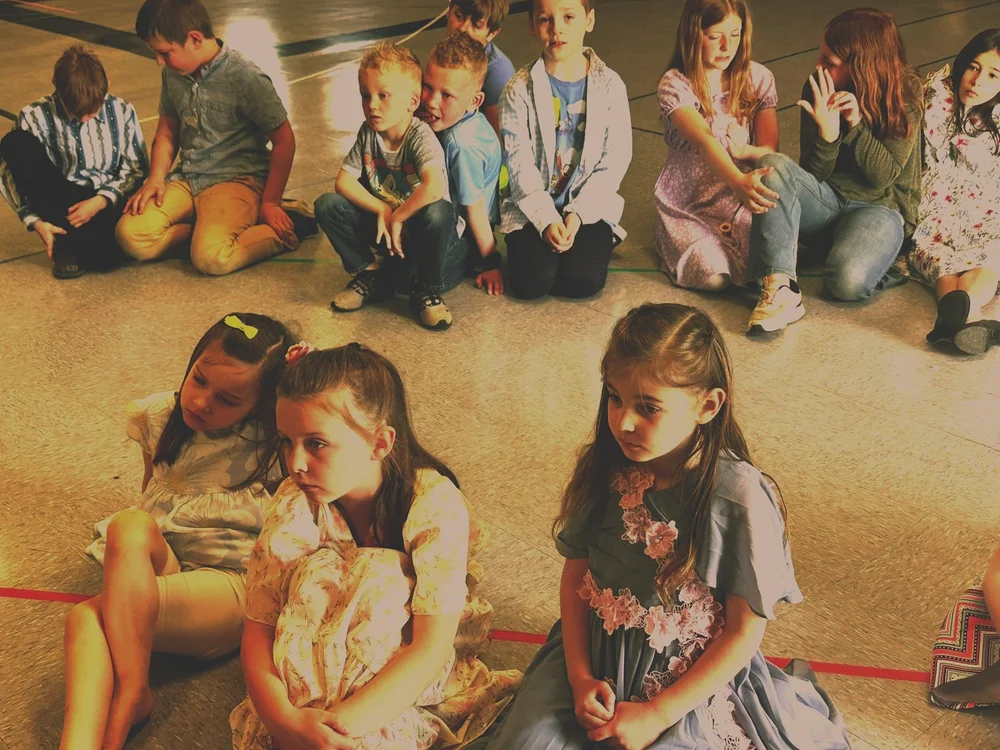 Children gathered together at New Horizons Kids
