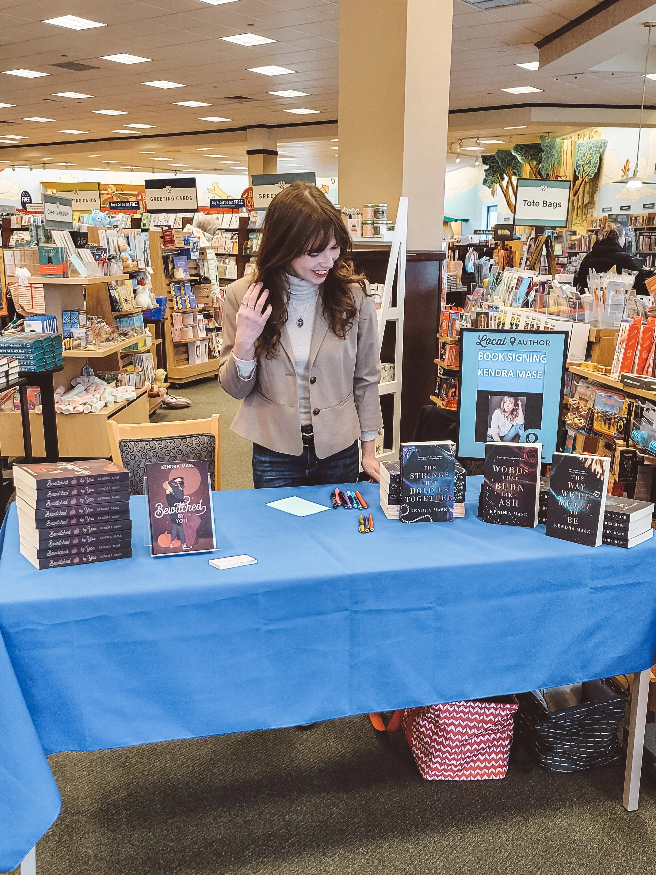 Barnes and Noble Signing as an Indie Author — Kendra Mase