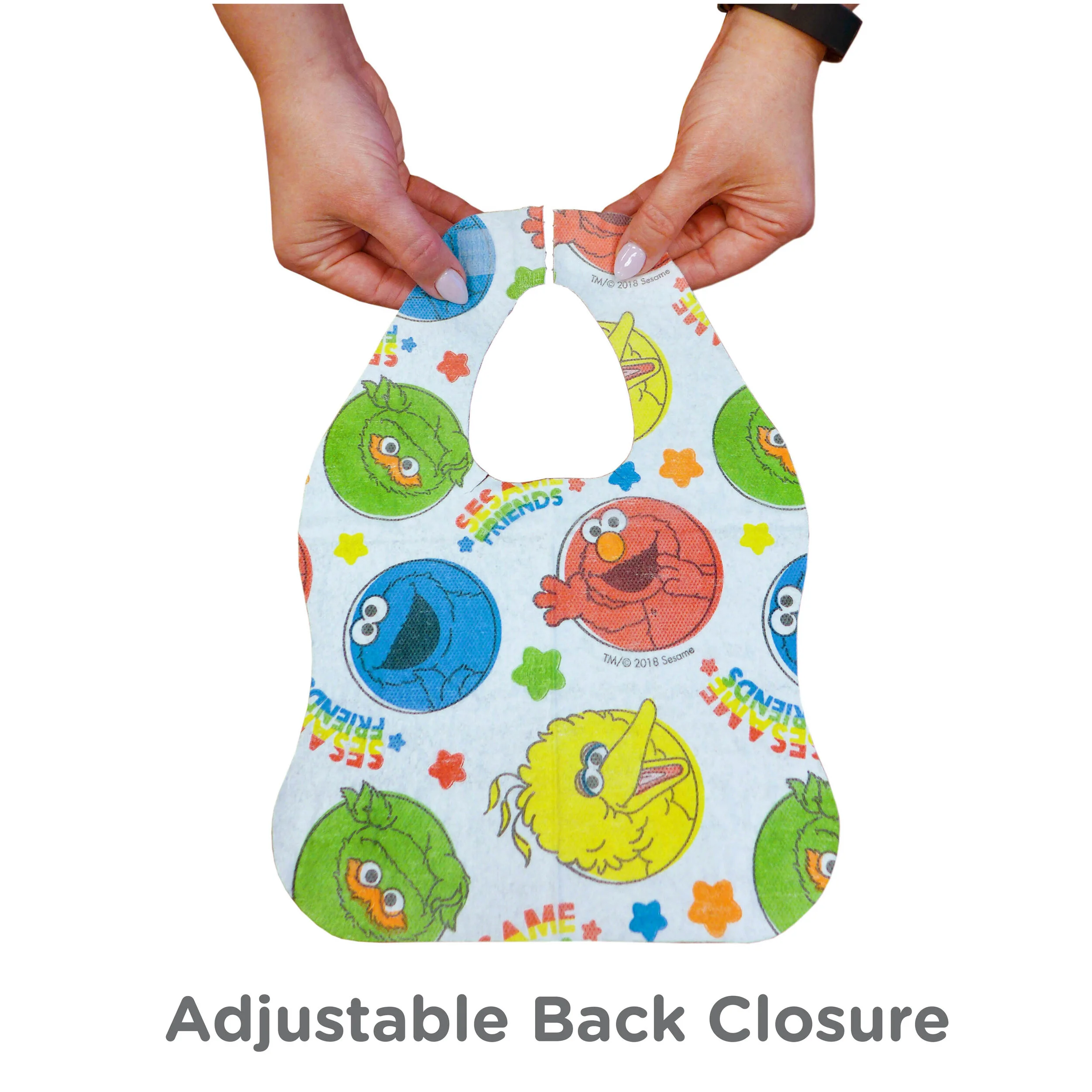 bibsters sesame street 20 count disposable bib small — Sassy Baby Inc.