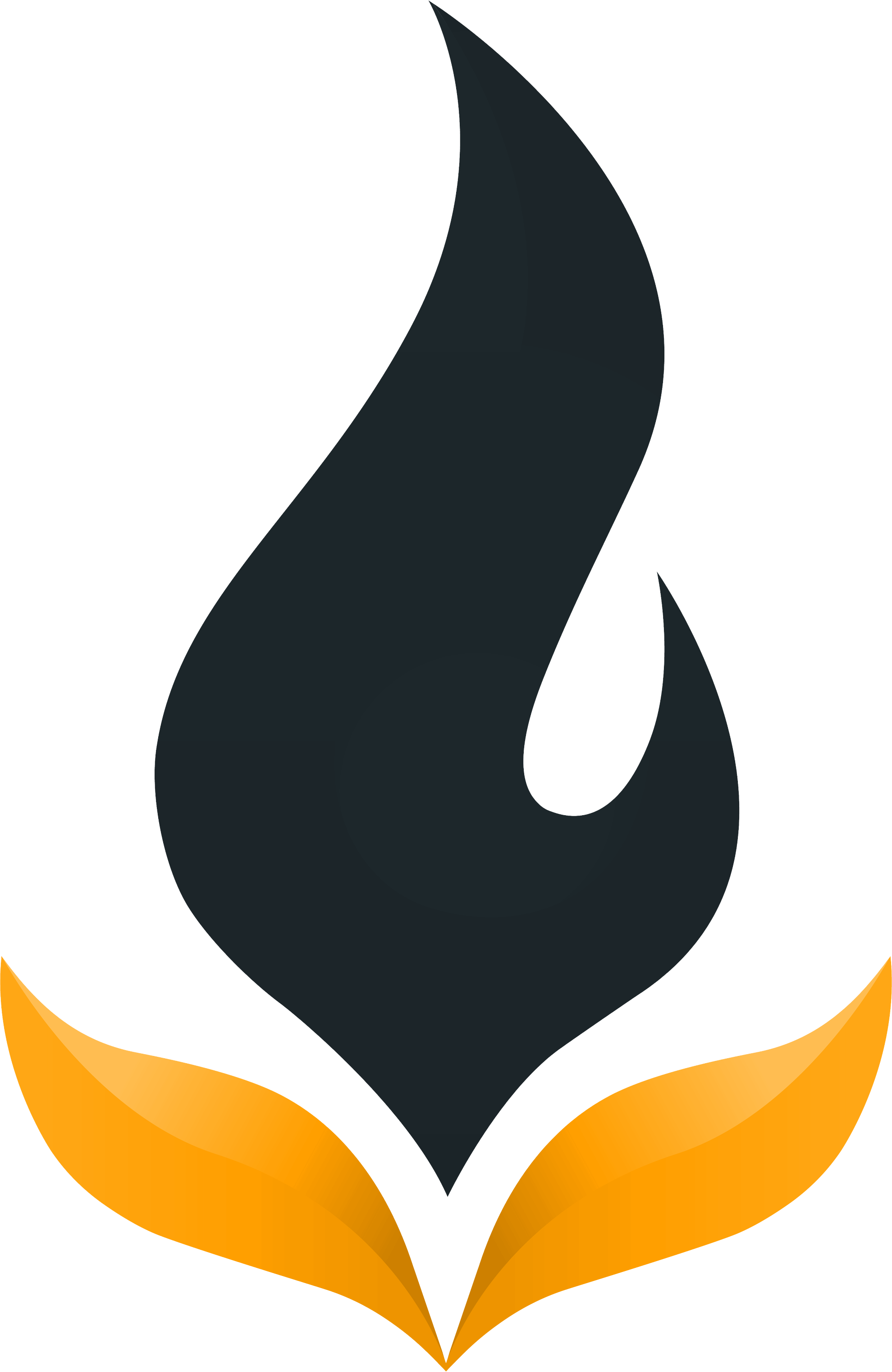 A close-up of a gold and black shield emblem with a dark background.