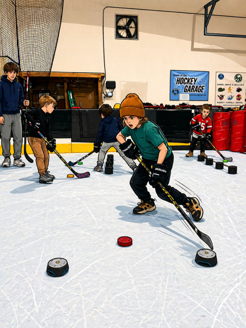 Aug 17-19 Off-Ice & On-Ice Stickhandling & Shooting