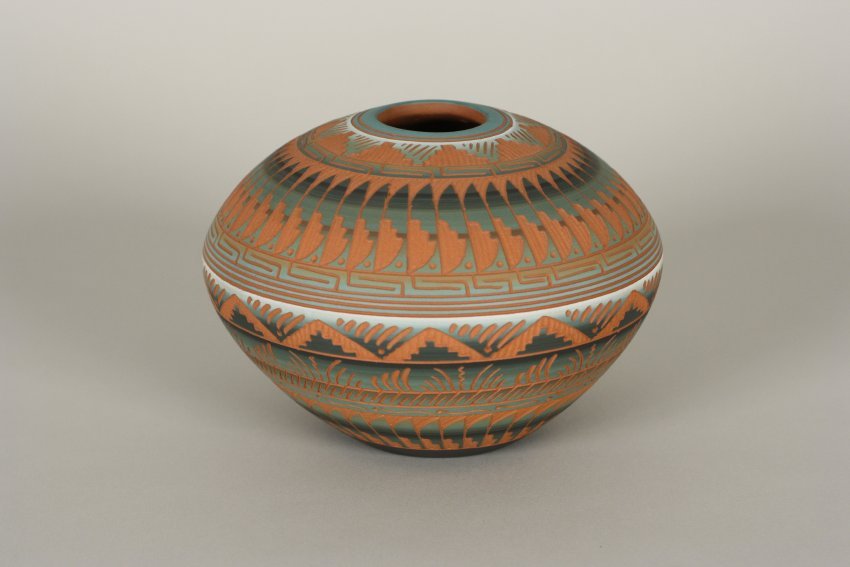 Seed Jar by Hilda Whitegoat