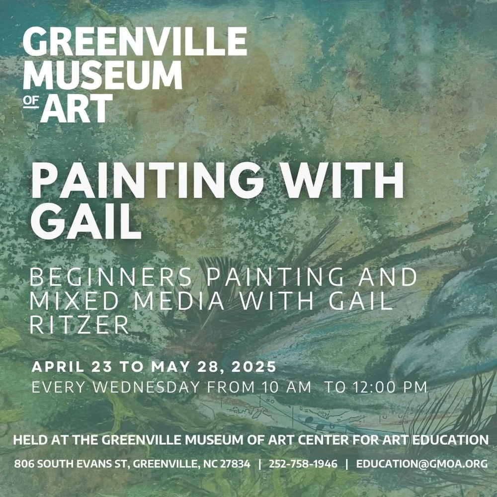 Gail Ritzer GMOA ADULT PROGRAMS — Greenville Museum of Art