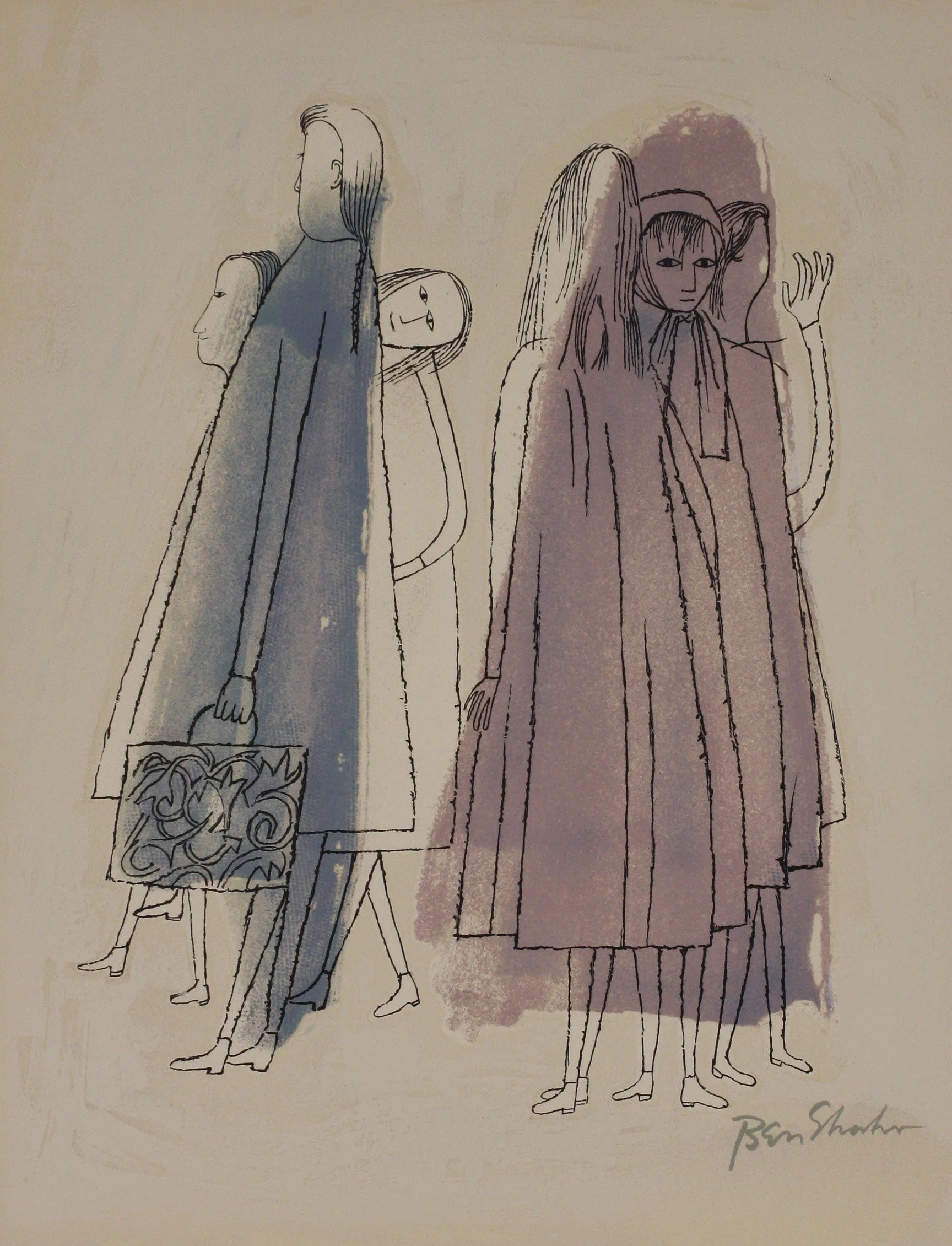 To Days of Childhood by Ben Shahn, 1968