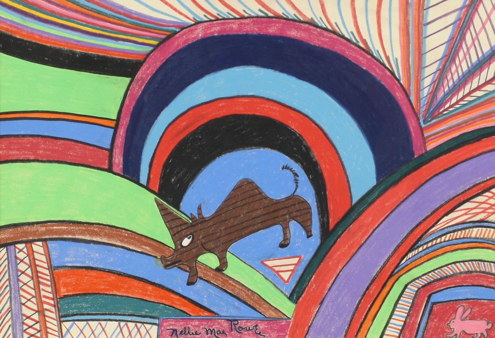Atlanta Freeway System by Nellie Mae Rowe