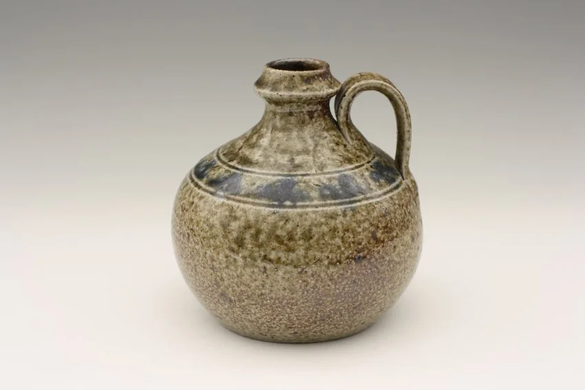 Small Ash and Blue Jug by Unknown