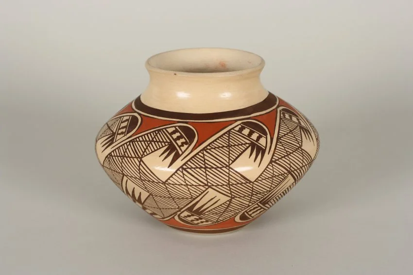 Hopi Polychrome Bowl by Clinton Polacca, 1995