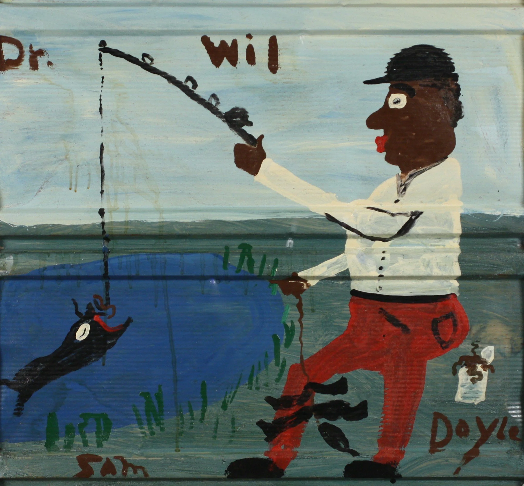 Dr. Wil Fishing by Sam Doyle