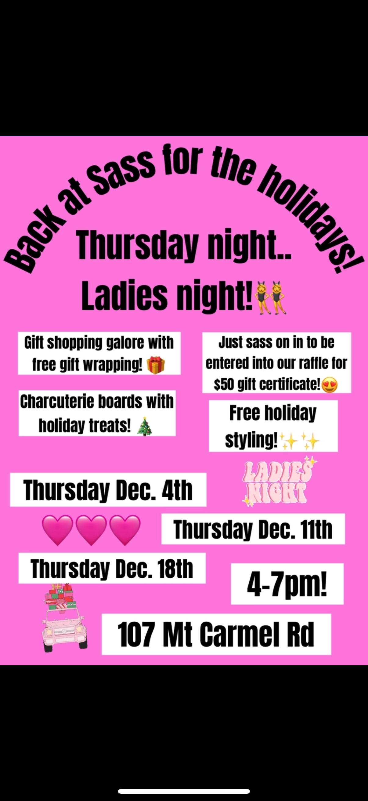 Thursday Night Ladies Night!