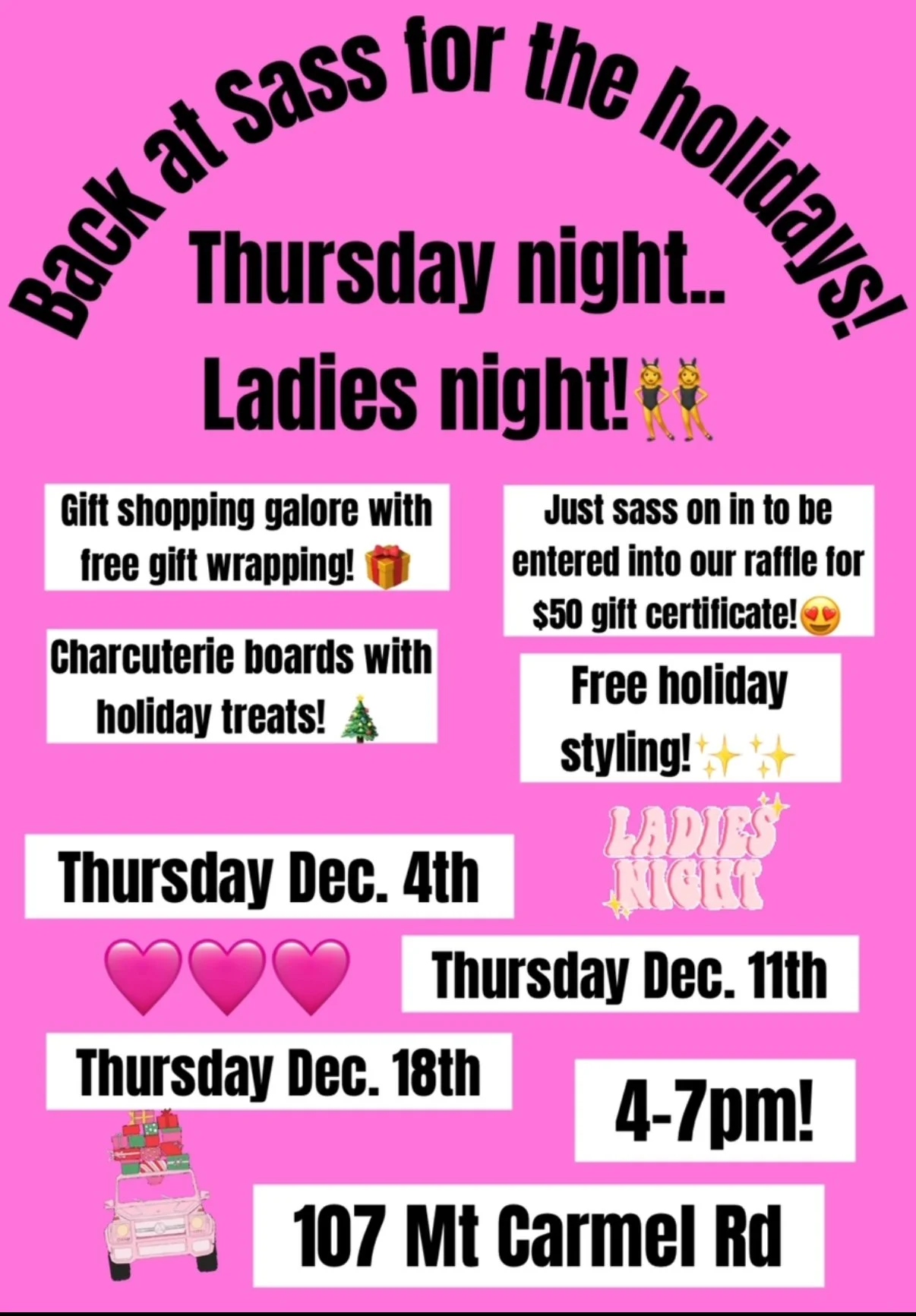 Thursday Night Ladies Night!