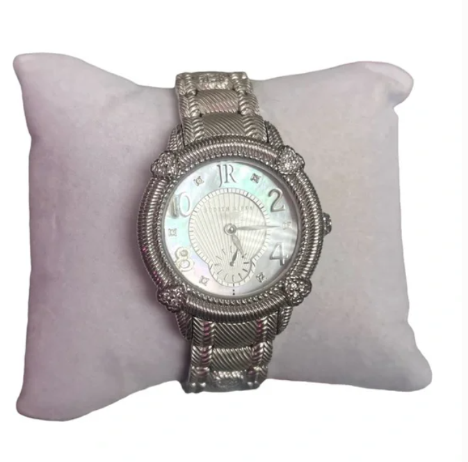 JUDITH RIPKA SUB-DIAL WATCH. STERLING SILVER CASE — Welcome  display picture 1