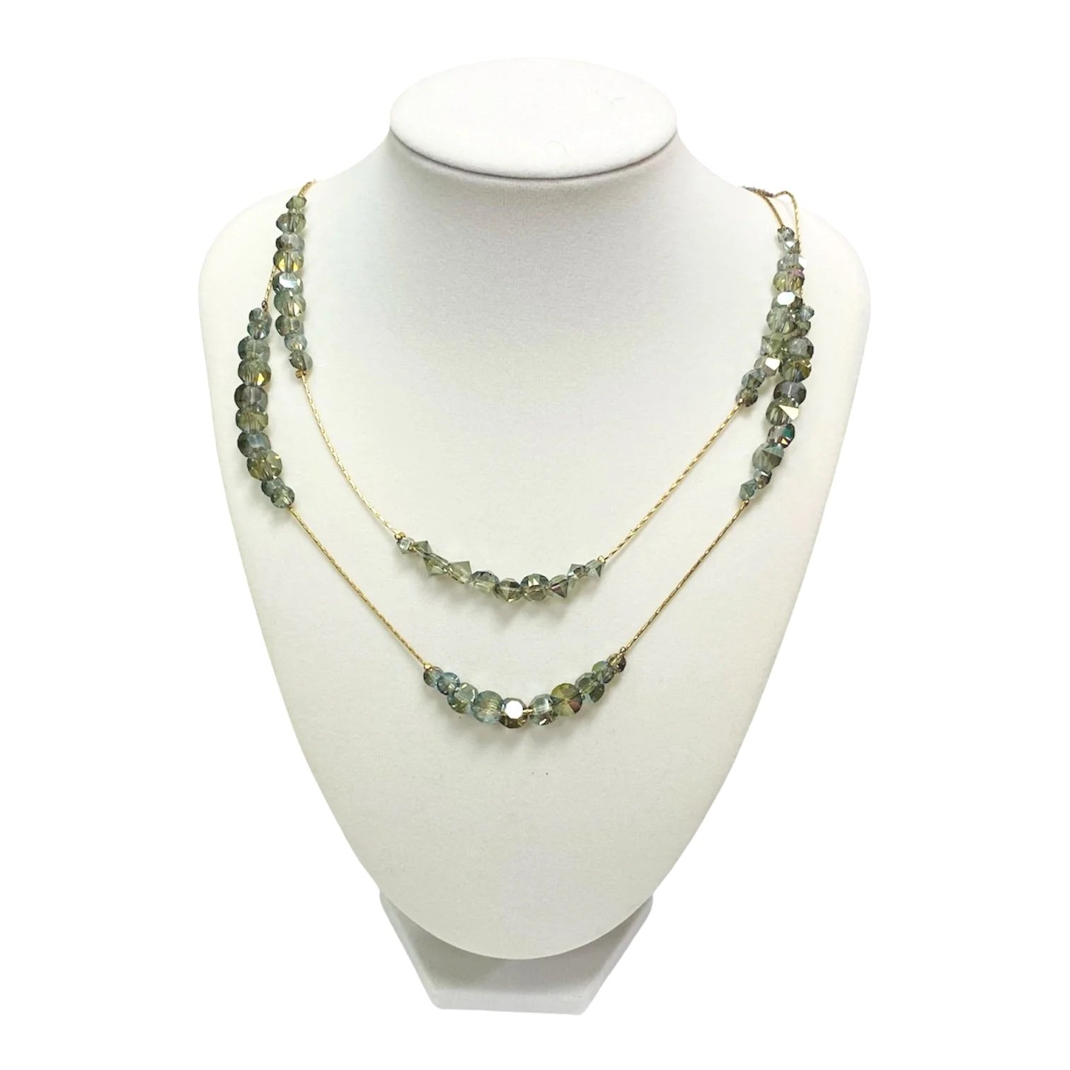 GLASS BEADED NECKLACE