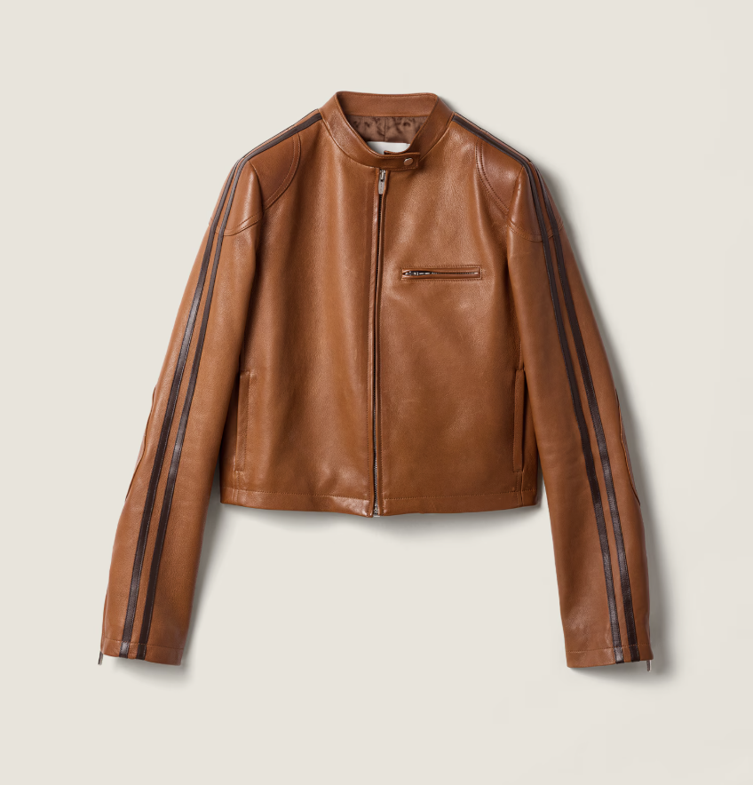 Miu Miu Nappa Leather Jacket