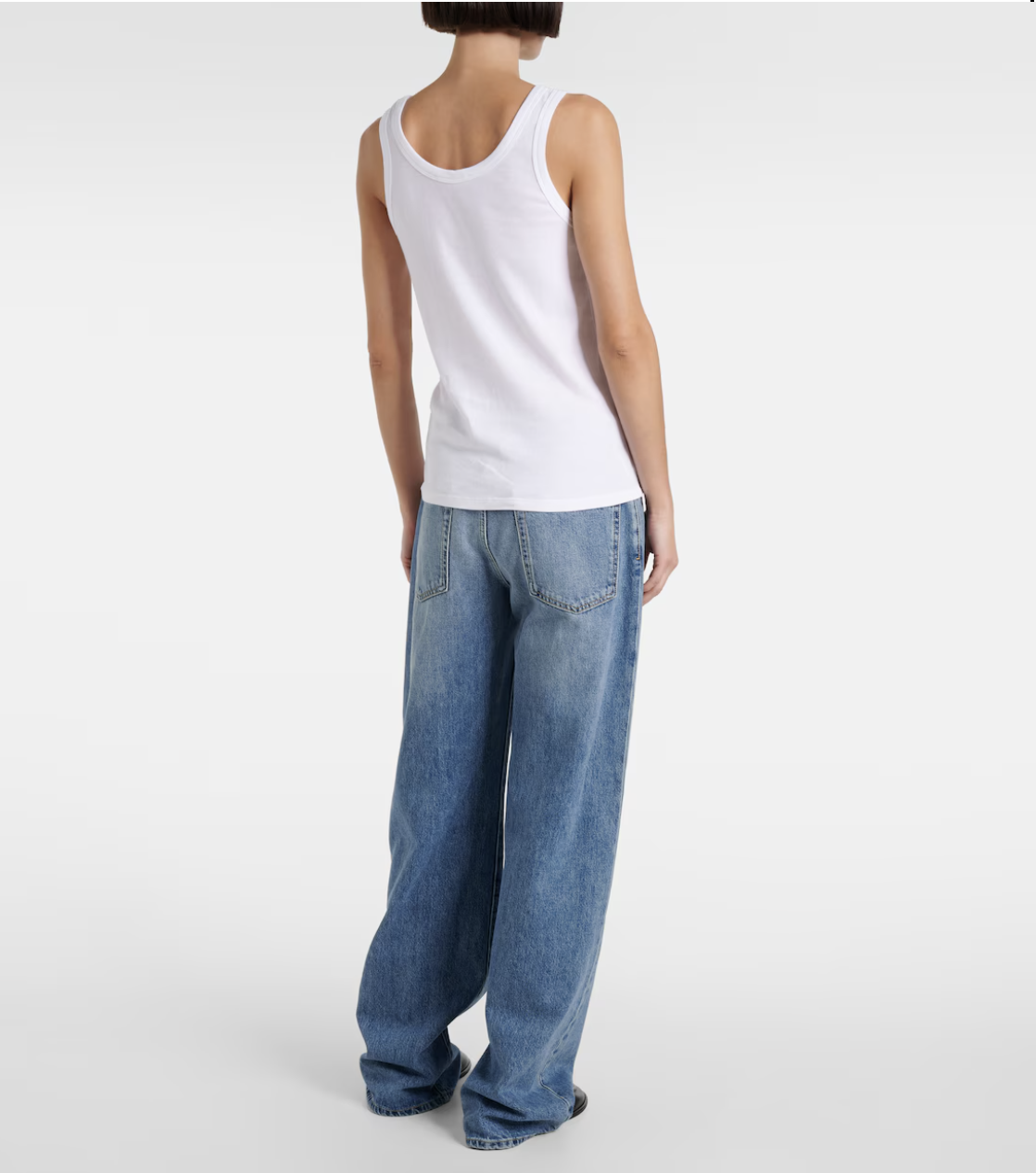 The Row Frankie Cotton Jersey Tank Top