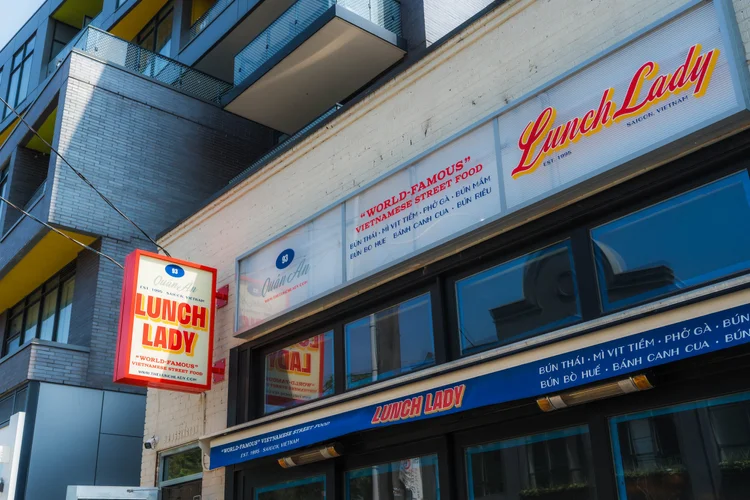 Exterior of lunch lady