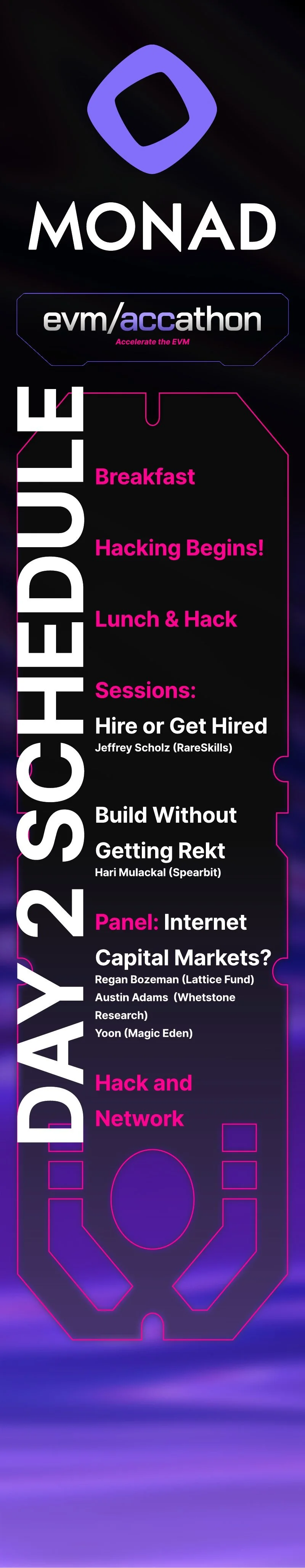 Day 2 Schedule Banner