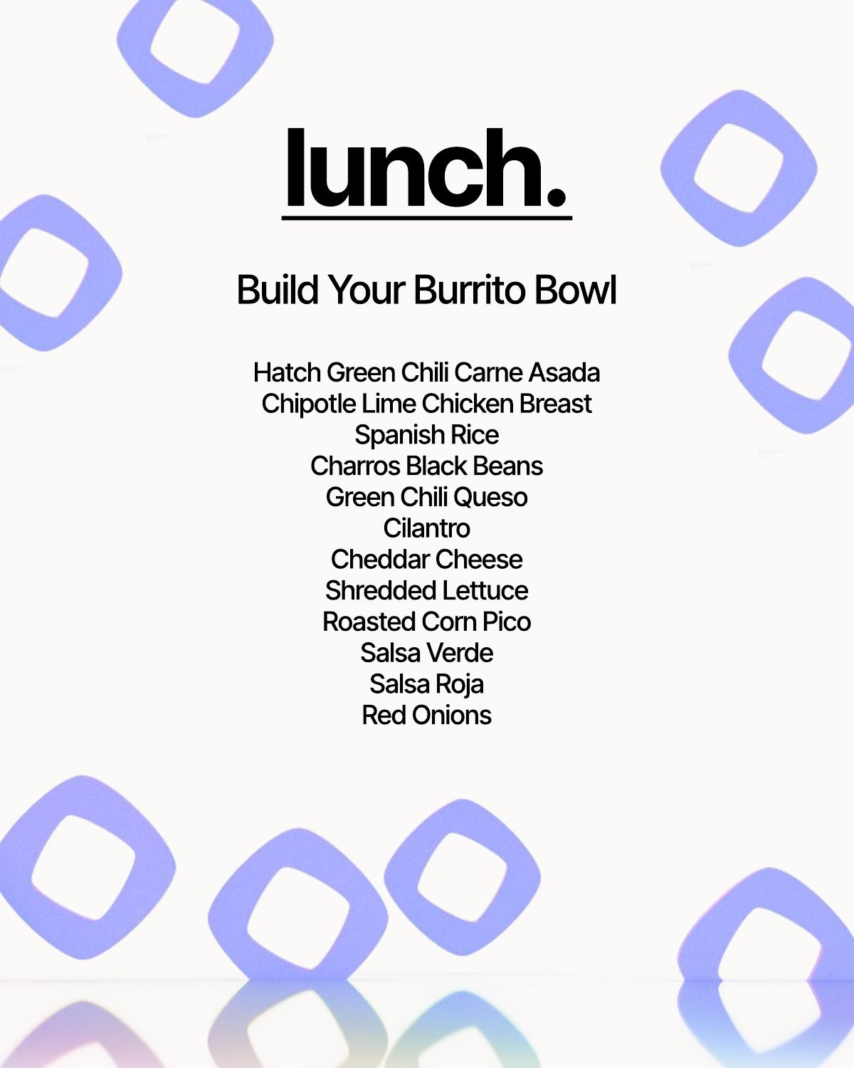 Lunch Menu
