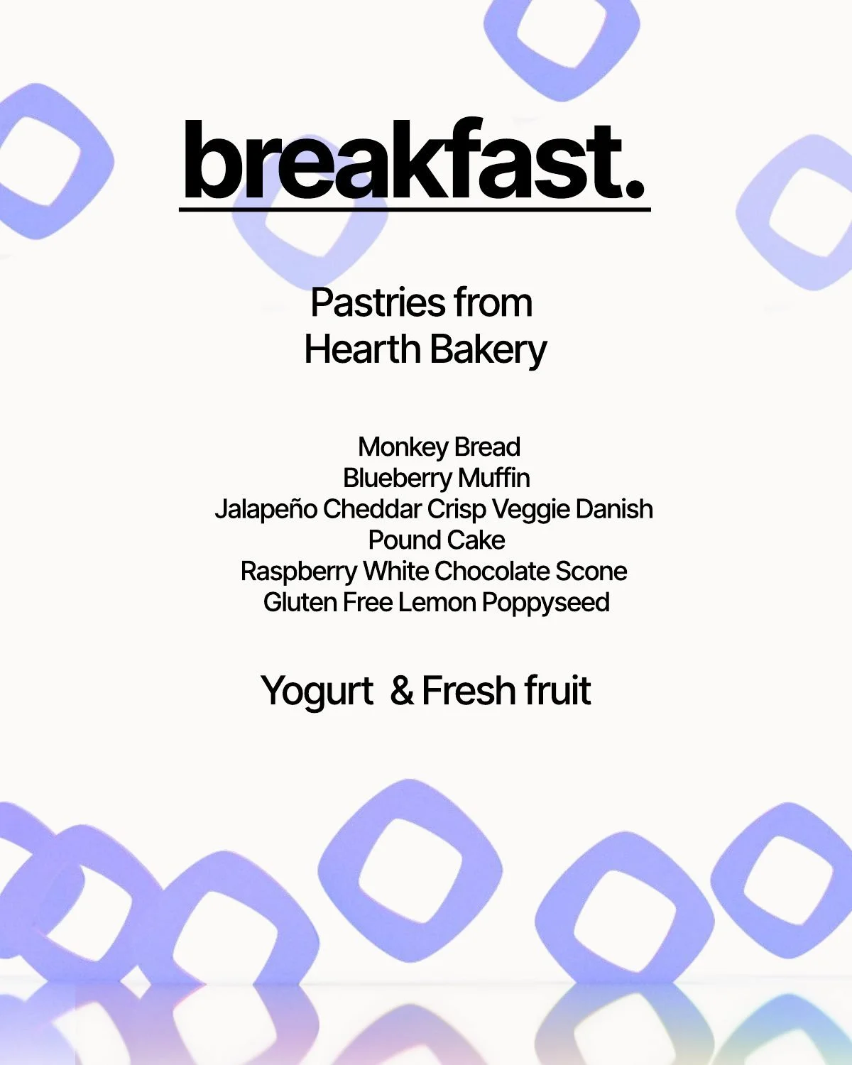 Breakfast Menu