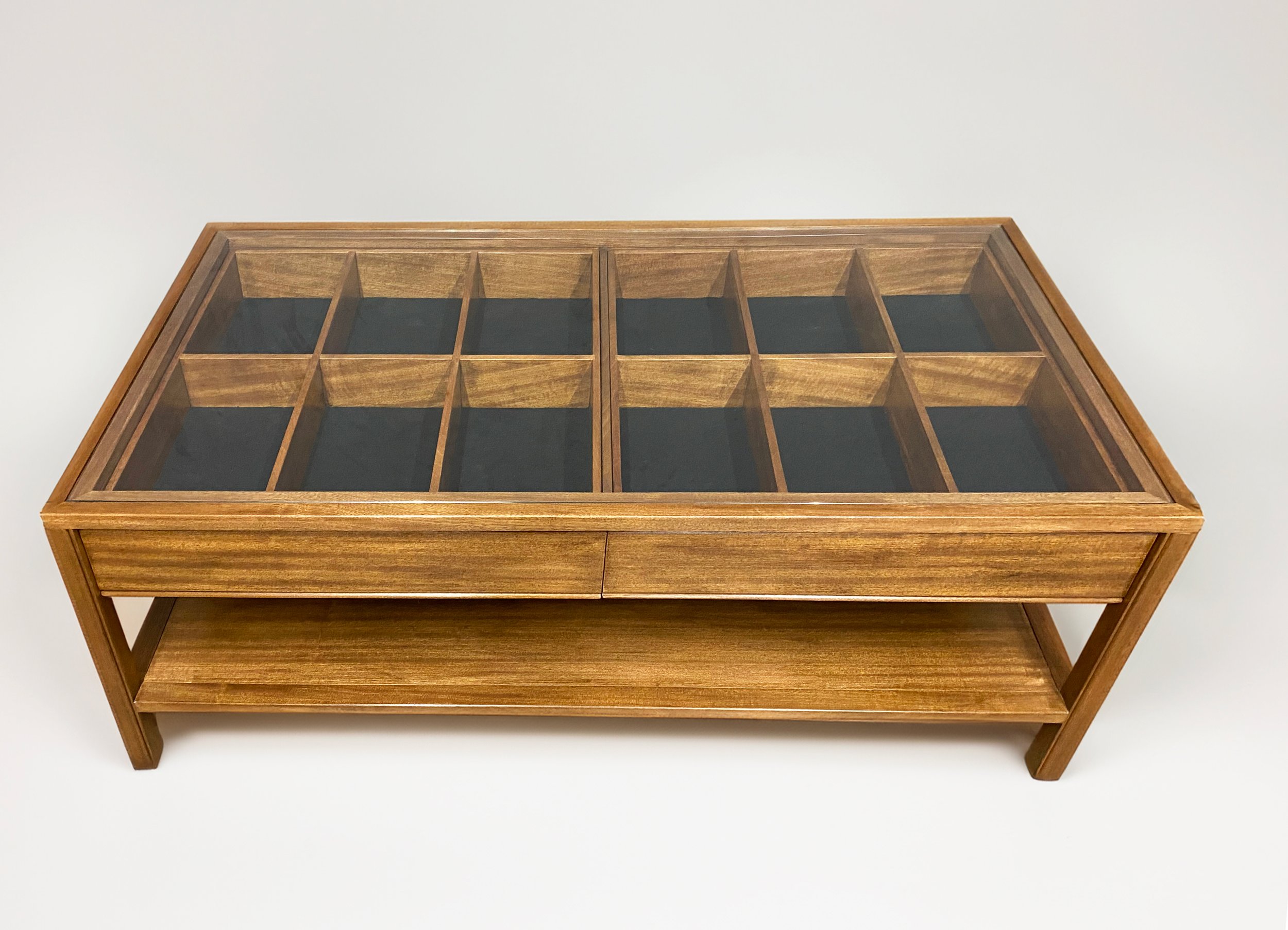 Milne Coffee table and display cabinet