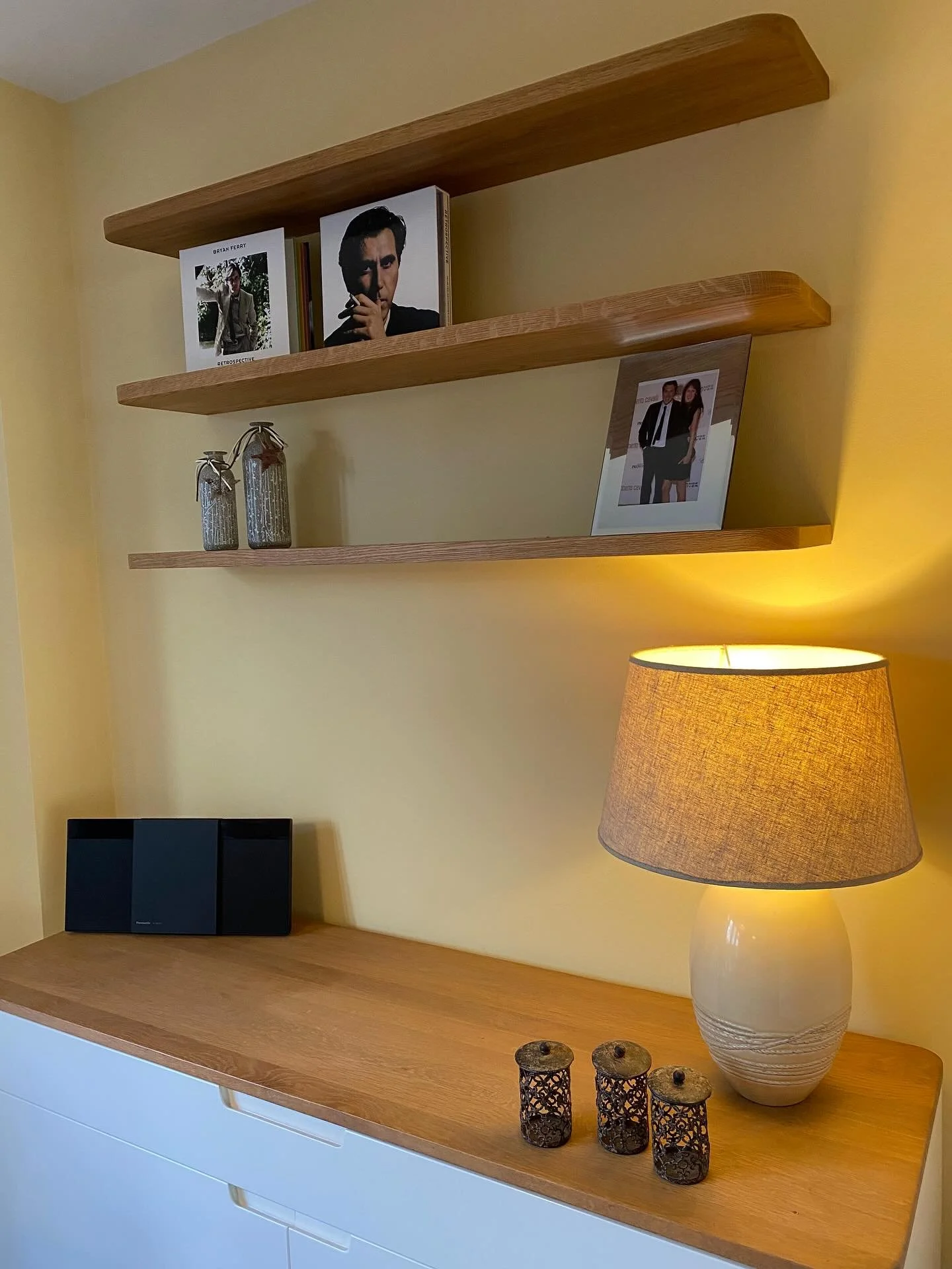 A simple but effective job - they don&rsquo;t all have to have hand cut dovetail joints, expensive inlays, and beautiful burrs - but no matter what it is we take a great deal of pride and enjoyment from every thing we make.

These three floating oak 