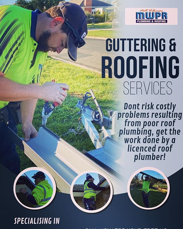 Check out our roofing page at mattwilkinsonplumbing.com under the services tab for more information on why it&rsquo;s so important to use a qualified roofing plumber 💪