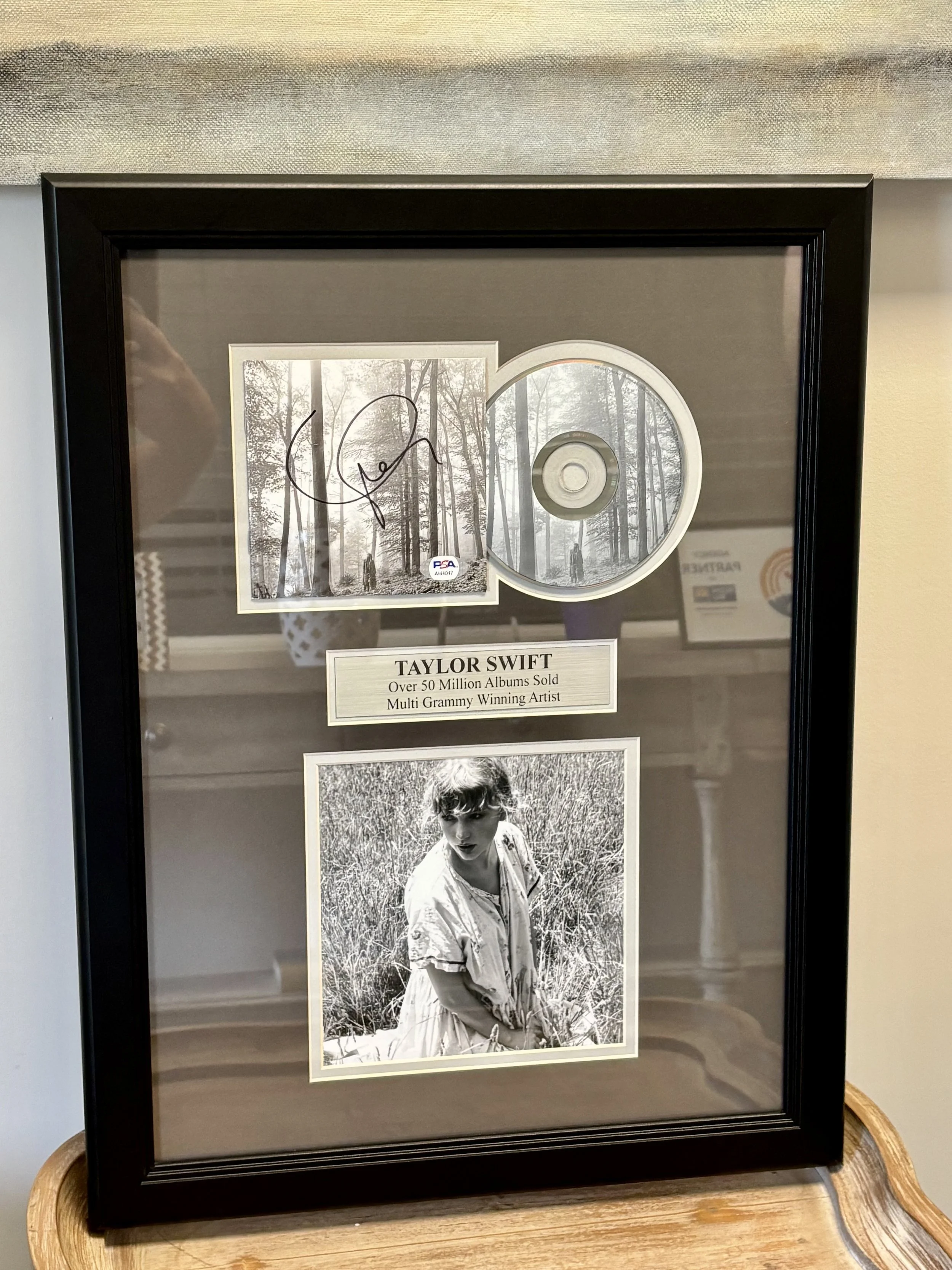 Taylor Swift Signed Grammy Winning Album