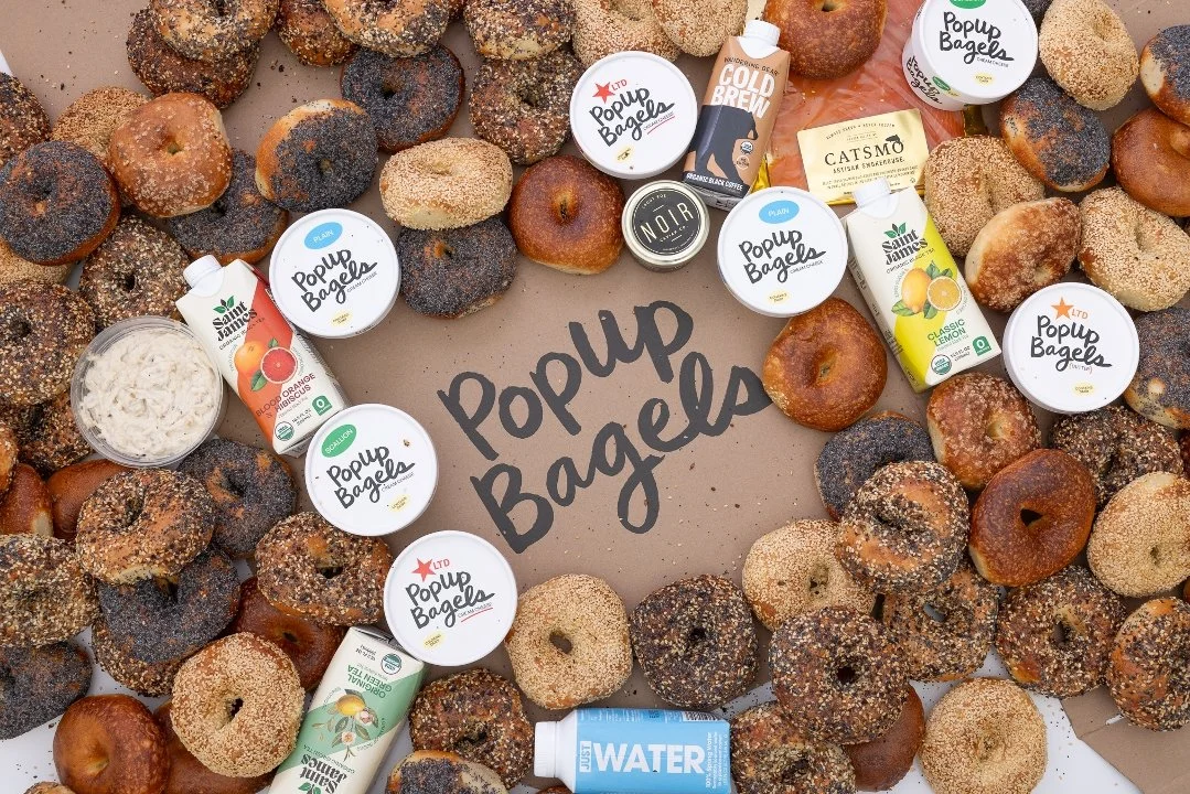 PopUp Bagels bagels and spreads, sponsor of the Solana Beach 5K