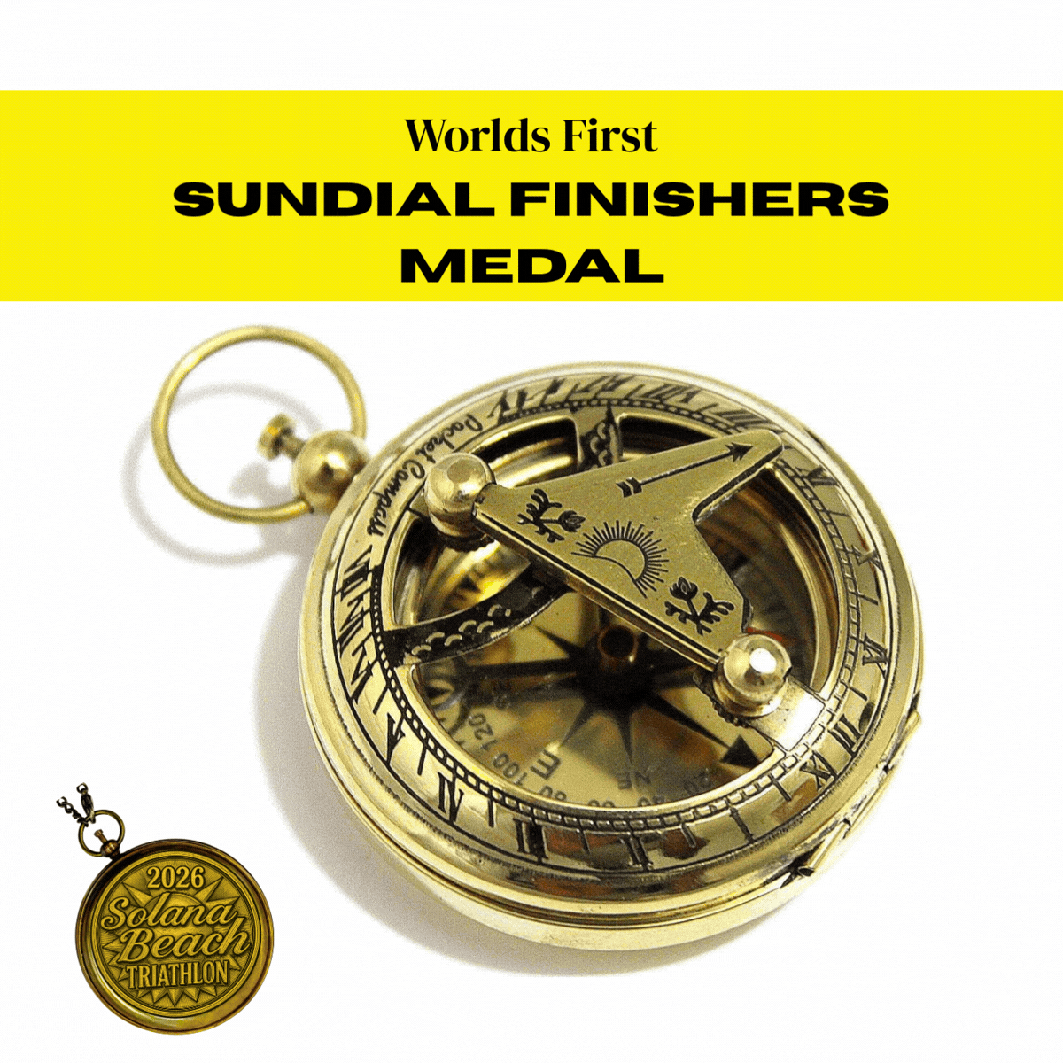 2026 solana beach triathlon medal