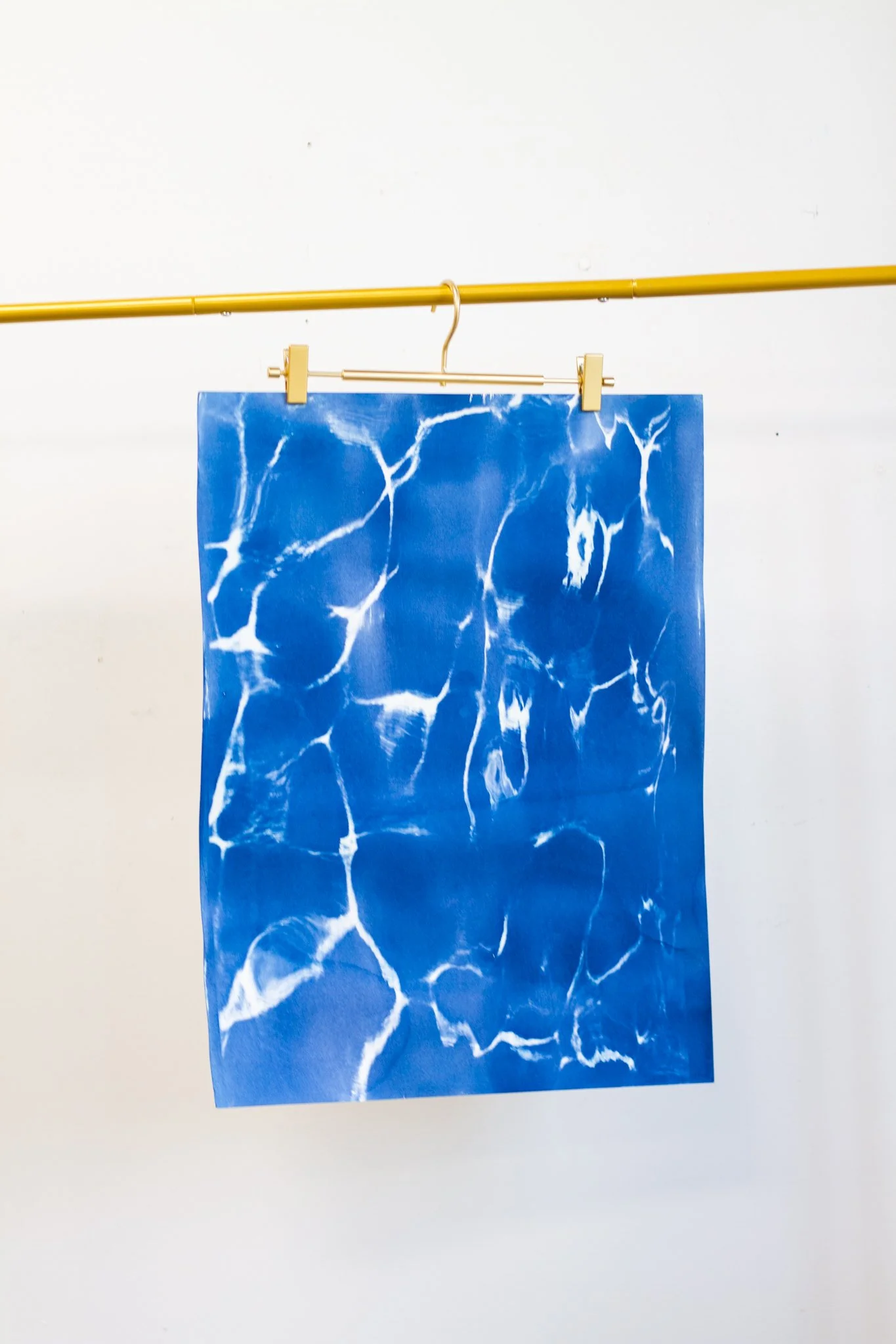 18x24 Original Cyanotype light refractions