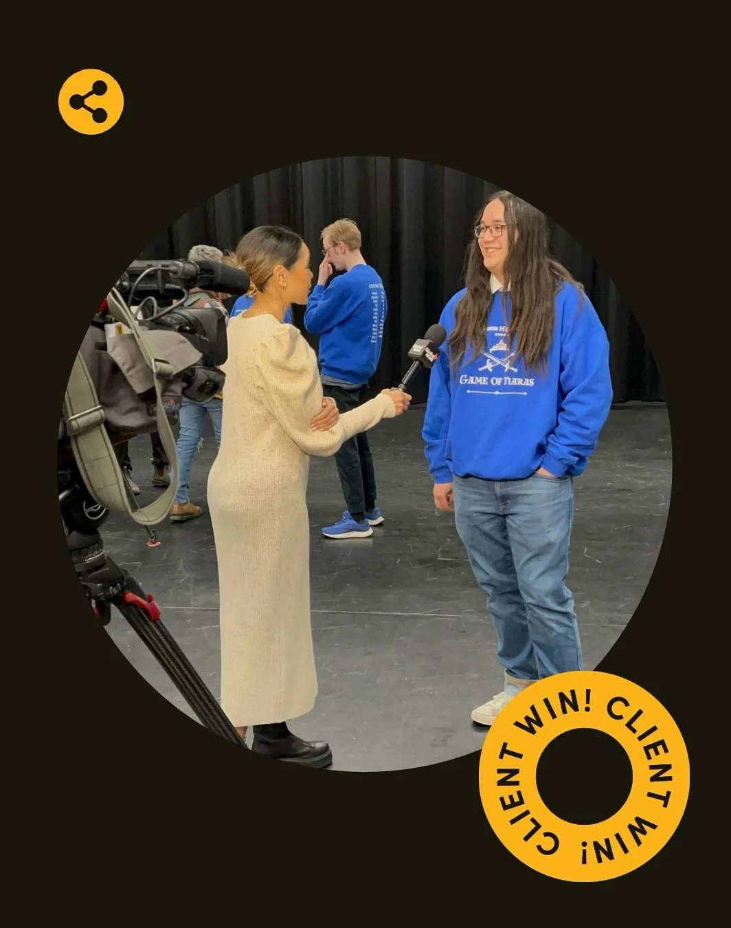 Ring the victory bell! 🔔 

Congratulations are in order for @bownesshighparents and @bownesshighschoolcbe Theatre - after months of fundraising and so much generous support from local media spreading the word, they&rsquo;ve achieved their fundraisin