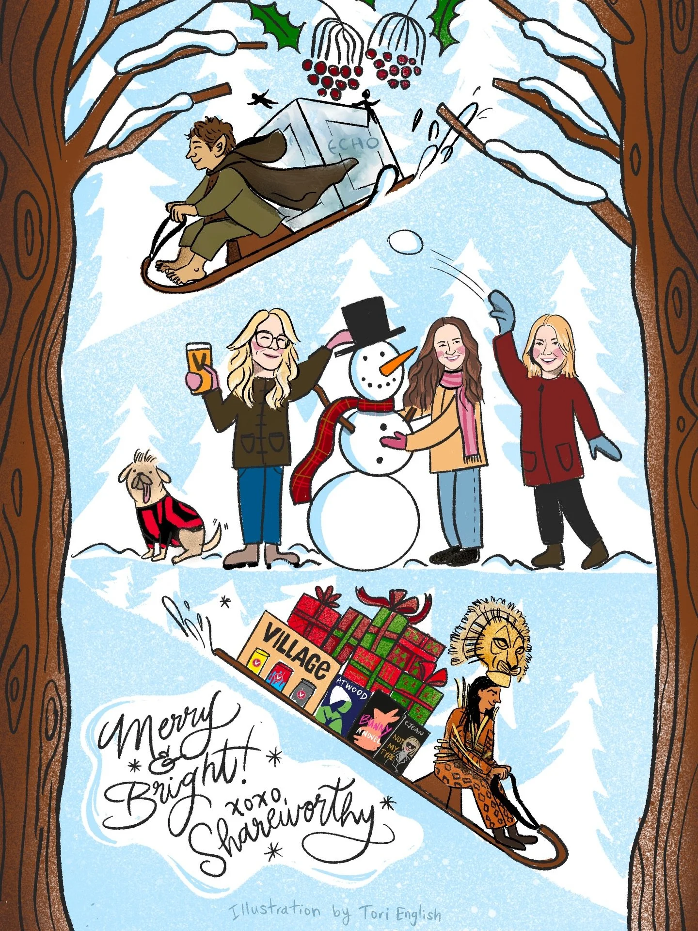 ✨ Sleigh bells, spotlights &amp; sold-out nights ✨

From Broadway kings to hobbits reunited,
Cirque dreams flying (hi ECHO 👋), audiences delighted.

We stacked the season with stories that soared,
Wordfest packed houses, then asked for more.

Pop cu