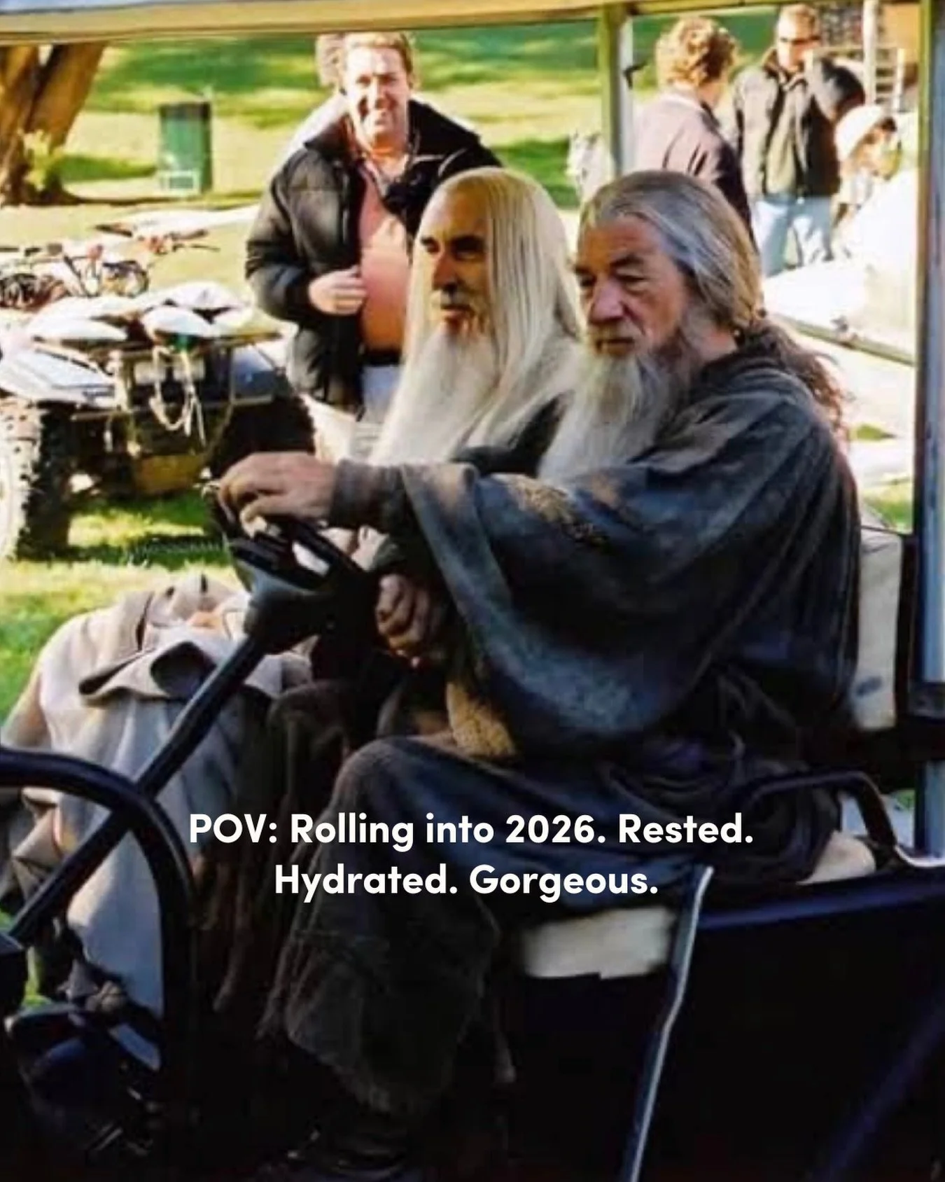 Bring it on. 😎 

Puzzles complete, turkey eaten, bags unpacked, kitties cuddled, dogs walked, cookies devoured, inbox zero. 2026, were ready for ya.