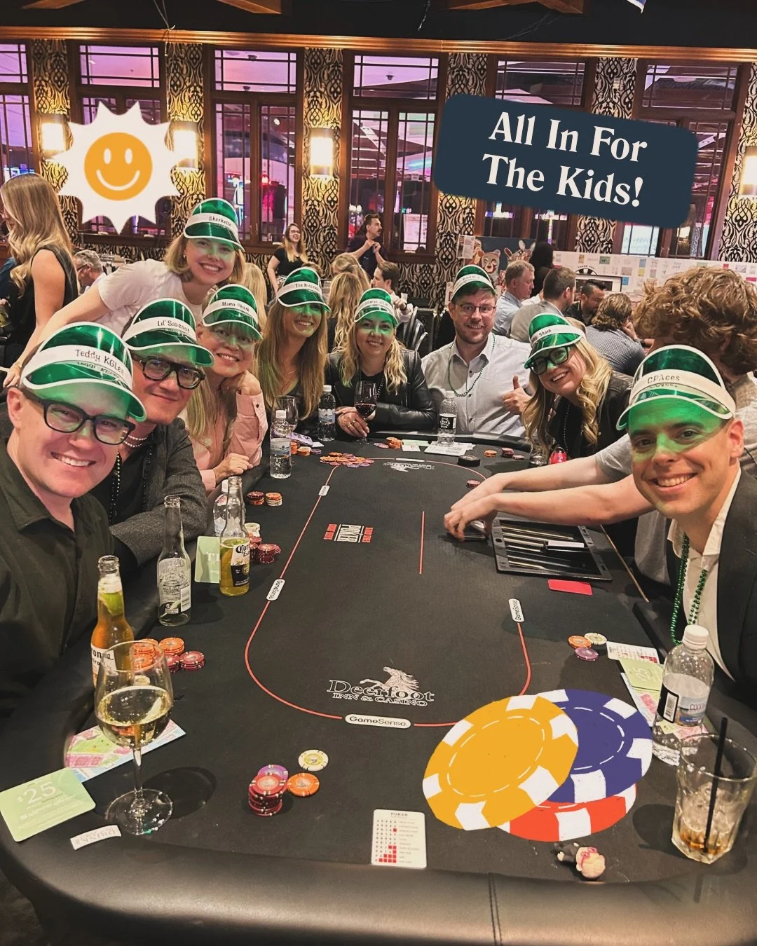 Congratulations to @kidsupfrontcalg on another spectacular All In For Kids Poker Tournament - it was definitely our favourite year yet! Why? Because the &lsquo;Mama Shark&rsquo; of our table went all the way! Congratulations @youngblutshelley for bei