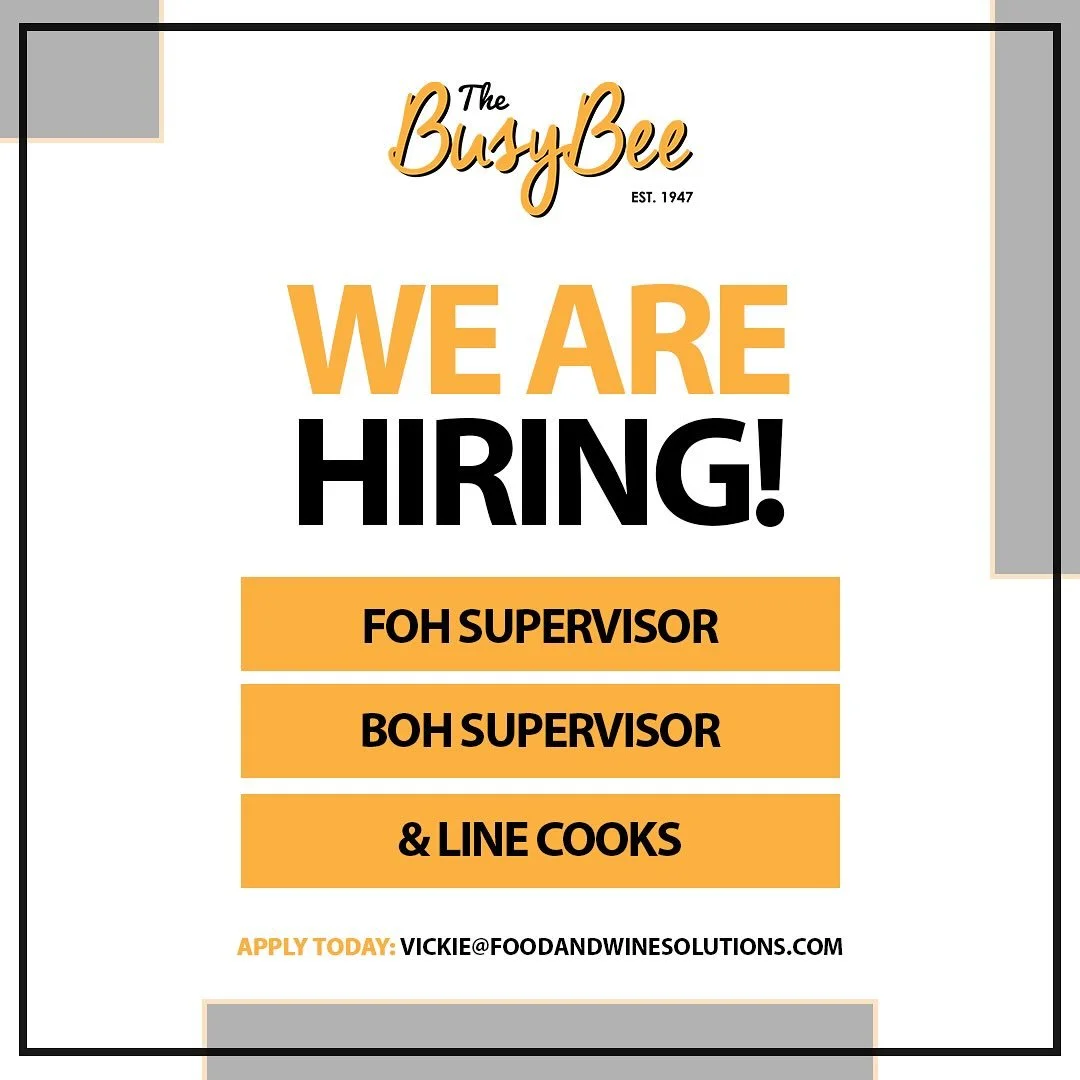 🚨We&rsquo;re Hiring! FOH Supervisor, Kitchen Supervisor, Lead Cooks

Historical Atlanta Restaurant is expanding, and we&rsquo;re looking for a Front of House Supervisor to join our leadership team! If you&rsquo;re passionate about Southern hospitali
