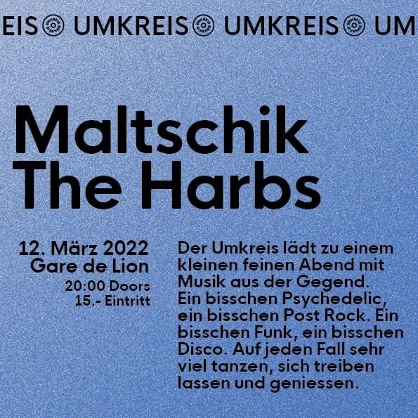 12.3.22 Gare de Lion mit @harbsband 

bis denn.