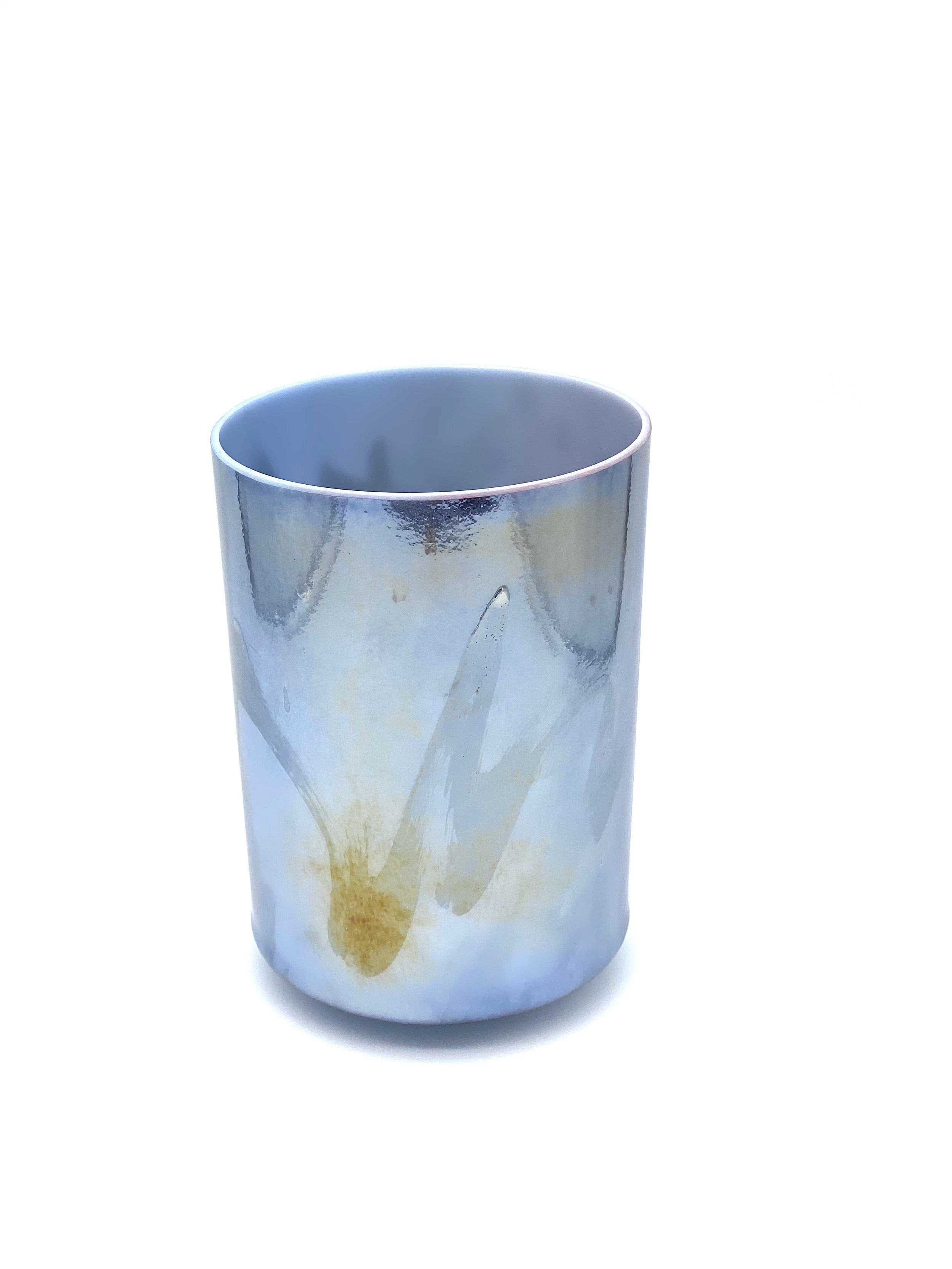Lepidolite, Palladium Tall Alchemy Crystal Bowl 7" E+15