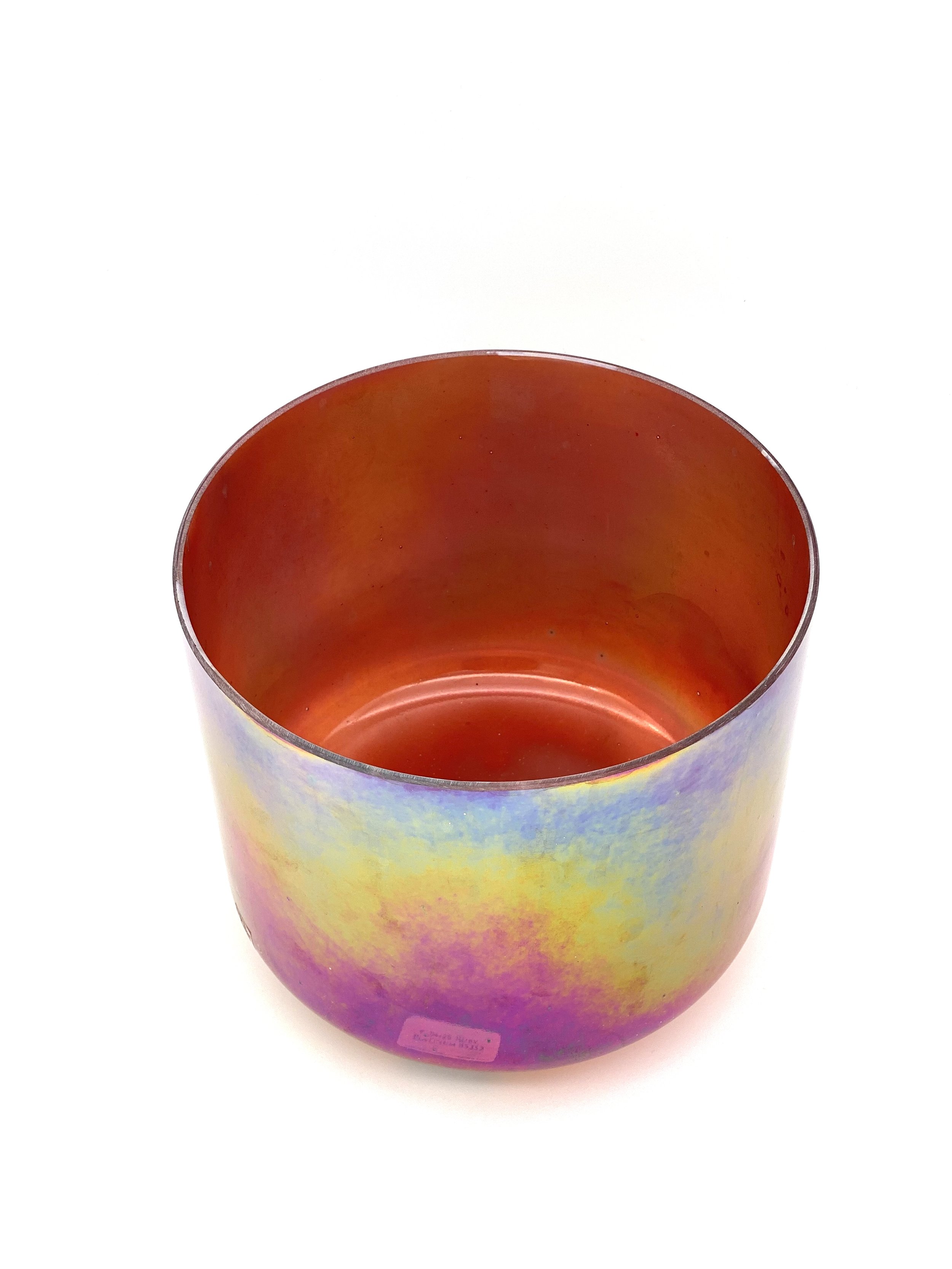 Ruby, Platinum Alchemy Crystal Bowl 9" G#+25