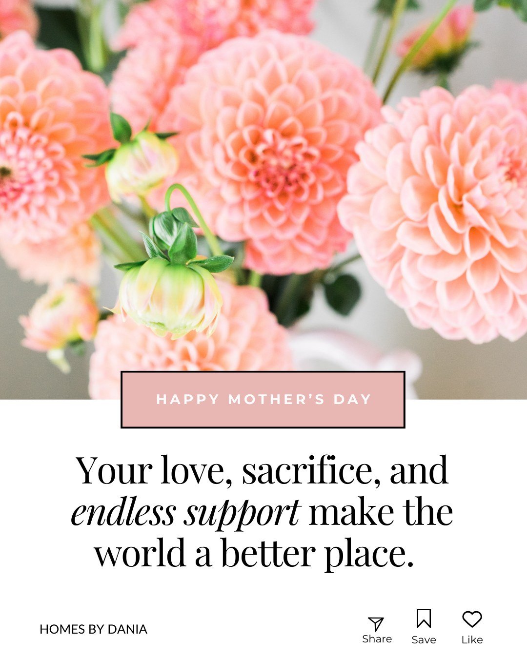 Happy Mother&rsquo;s Day to all the amazing moms out there! 💐 

Your love, sacrifice, and endless support make the world a better place. 

Today, and every day, we celebrate you 💖 

Thank you for all that you do! 

#happymothersday #mothersday  #mo