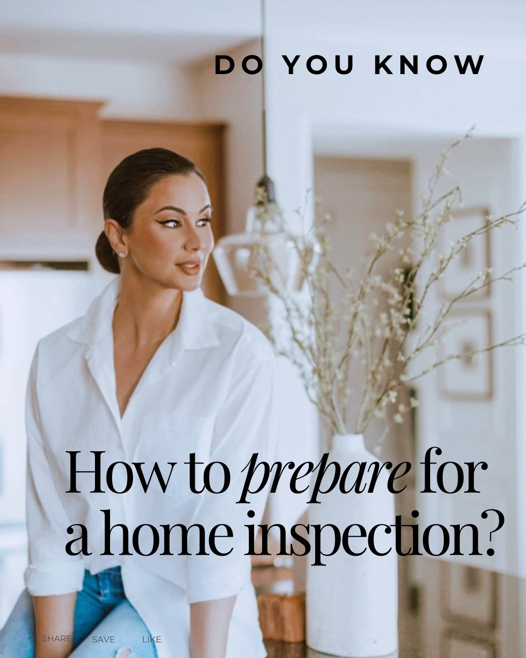 Are you getting ready for a home inspection? 

It&rsquo;s a crucial step in the home buying or selling process. 

&rarr; What to Expect: 

During the inspection, a qualified home inspector will thoroughly examine: 

☑️ The exterior, interior, roof, f