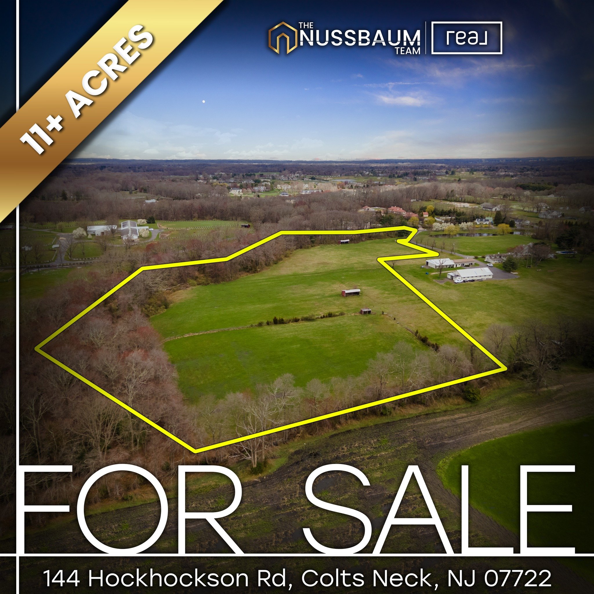 💥11+ ACRES FOR SALE💥
📍 144 Hockhockson Rd, Colts Neck, NJ 07722

Asking: $1,295,000

Nestled within prestigious Colts Neck, New Jersey, awaits a luxurious sanctuary soon to be erected at 144 Hockhockson Rd. Embraced by the serene beauty of sprawli
