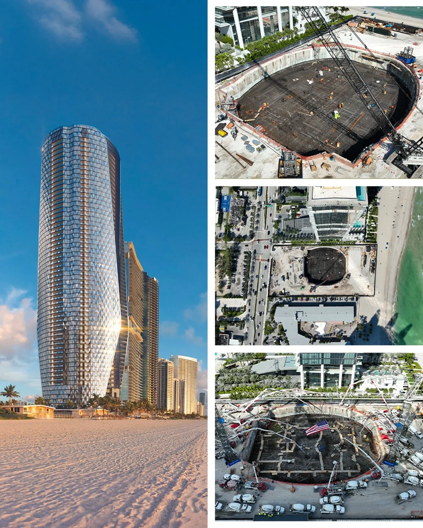 🚧 𝙍𝙀𝘾𝙊𝙍𝘿-𝘽𝙍𝙀𝘼𝙆𝙄𝙉𝙂 𝗠𝗼𝗺𝗲𝗻𝘁 𝗶𝗻 𝗠𝗶𝗮𝗺𝗶 🏗️✨
Bentley Residences is officially set to rise &mdash; and the foundation pour just 𝘮𝘢𝘥𝘦 𝘩𝘪𝘴𝘵𝘰𝘳𝘺.

 🏆 World&rsquo;s 𝗙𝗜𝗥𝗦𝗧 &amp; 𝗢𝗡𝗟𝗬 Bentley tower
💎 Sunny Isles&rs