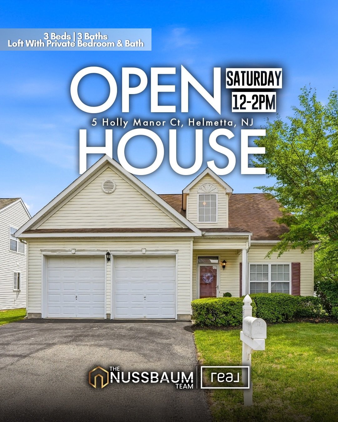 𝙒𝙚𝙚𝙠𝙚𝙣𝙙 𝙥𝙡𝙖𝙣𝙨? 𝙒𝙚&rsquo;𝙫𝙚 𝙜𝙤𝙩 𝙮𝙤𝙪 𝙘𝙤𝙫𝙚𝙧𝙚𝙙.🏡
5 open houses. 5 homes worth seeing.

𝐒𝐀𝐓𝐔𝐑𝐃𝐀𝐘
12pm-2pm 
📍5 Holly Manor Ct. Helmetta, NJ

𝐒𝐔𝐍𝐃𝐀𝐘
11am-1pm
📍79 Drayton rd. Manchester, NJ
📍2050 Basswood Ct. To