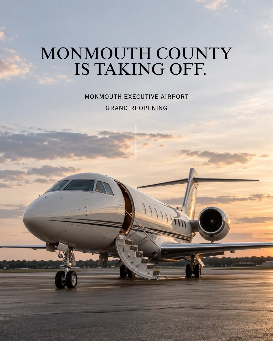 ✈️ 𝗕𝗜𝗚 𝗡𝗘𝗪𝗦 𝗙𝗢𝗥 𝗠𝗢𝗡𝗠𝗢𝗨𝗧𝗛 𝗖𝗢𝗨𝗡𝗧𝗬!
A new chapter is taking off at Monmouth Executive Airport! 
The airport recently celebrated its 𝗴𝗿𝗮𝗻𝗱 𝗿𝗲-𝗼𝗽𝗲𝗻𝗶𝗻𝗴, marking an exciting milestone with a newly paved runway!

Owner A