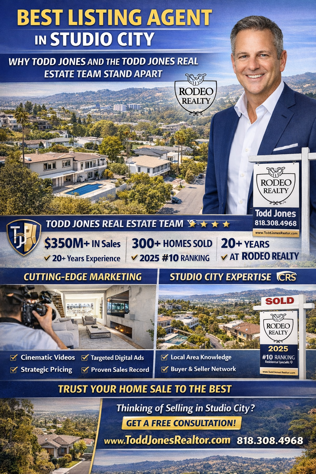 Best Listing Agent in Studio City: Why Todd Jones and the Todd Jones Real Estate Team Stand Apart