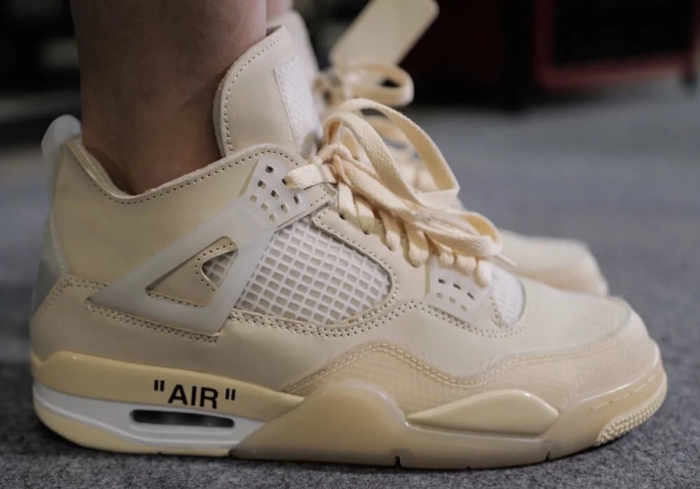 Off-White x Air Jordan 4 SP WMNS Sail
