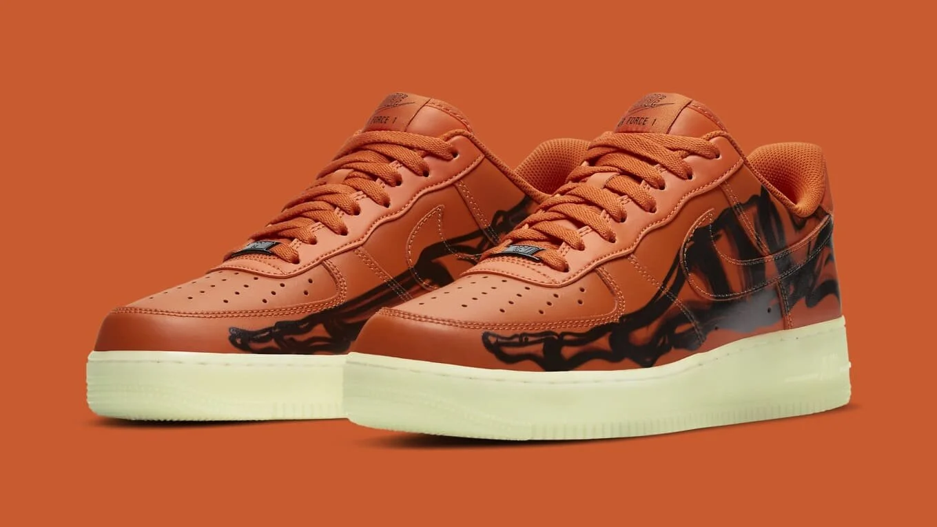 Nike Air Force 1 Low “Skeleton Orange”