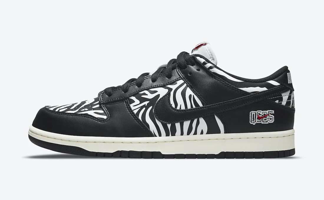 Quartersnacks x Nike SB Dunk Low "Zebra"
