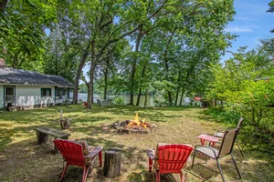 End the River Day at the Fire Pit at 14931 Bachelor Island